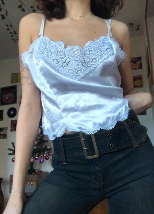 Haut vintage dentelle satin soirée, marque: Vintage Dressing, état: Bon état, taille: M / 38 / 10, 10,00 €, 11,20 € Protection acheteurs incluse