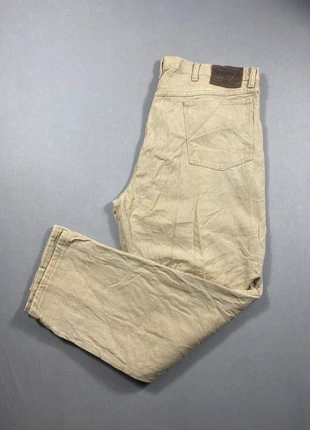 Jeans Wrangler beige coupe droite large Demin Casual Mode Authentique Coton Taille W38 L30 - A065, brand: Wrangler, condition: Very good, size: W38, €15.00, €16.45 includes Buyer Protection Pro