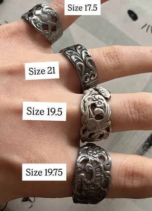 Spoon rings, marque: Falkorcrafts, état: Neuf sans étiquette, taille: Ajustable, 15,00 €, 16,45 € Protection acheteurs incluse