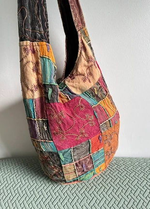 Mala Patchwork Boho – 100% Algodão, merk: Local, staat: Heel goed, € 16,00, € 17,50 inclusief Kopersbescherming