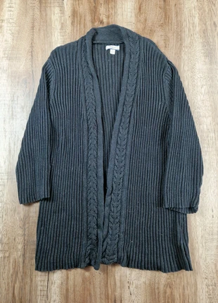 Gilet poncho maille côtelée noir Croft&Barrow taille XL, marque: Croft & Barrow, état: Très bon état, taille: XL / 42 / 14, 10,00 €, 11,20 € Protection acheteurs (Pro) incluse