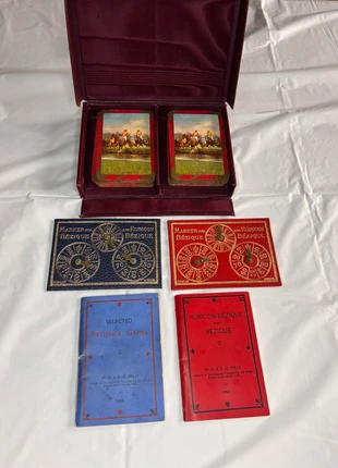 🎩 Vintage Bézique Card Game Set – Complete with Scoreboards, Markers & 1933 Rule Books, brand: Bezique, condition: Very good, £40.00, £42.70 includes Buyer Protection