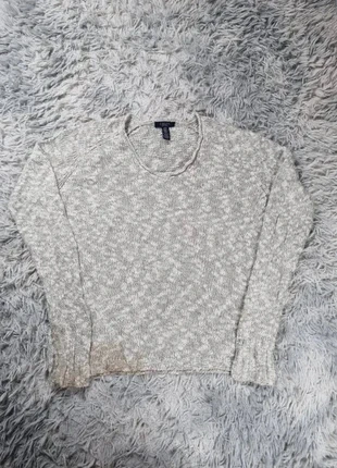 Pull vintage CHAPS Gris Marbré Taches Légeres Coton 55 % USA Style Décontracté, marke: CHAPS, zustand: Gut, größe: L / 40 / 12, 8,00 €, 9,10 € beinhaltet Vinted-Käuferschutz Pro