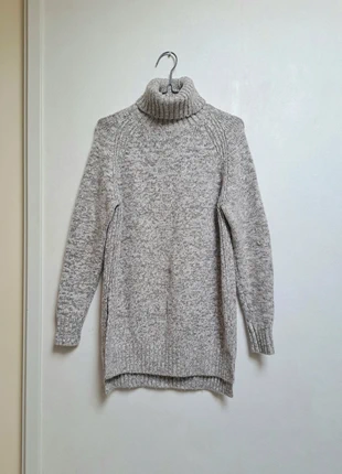 Pull d'hiver à col rouler long gris / Taille 36 / Très bon état, brand: sans marque, condizioni: Ottime, taglia: S / IT 40 / EU 36, €9.00, €10.15 include la Protezione acquisti