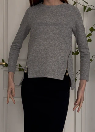 Sweat-shirt avec fermetures décoratives, marque: Charmant, état: Bon état, taille: M / 38 / 10, 3,00 €, 3,85 € Protection acheteurs incluse