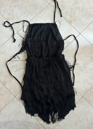 abito con frange schiena scoperta, estado: Novo sem etiquetas, tamanho: S / 36 / 8, €5.00, €5.95 inclui Proteção do Comprador