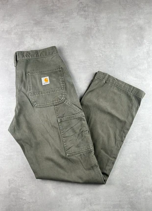Pantalon carhartt B324 DFE single knee workwear baggy gris vintage - Taille 30x30, brand: Carhartt, condition: Very good, size: W30, €25.00, €26.95 includes Buyer Protection Pro