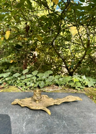 Bougeoir en laiton ancien, marca: bougeoir rat de bibliothèque XIXe siècle, estado: Bom, €22.00, €23.80 inclui Proteção do Comprador Pro