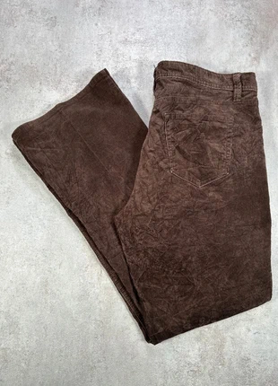 Pantalon Vintage En Velours Côtelé / Corduroy Eddie Bauer brun droite usé taille 12, brand: Vintage Dressing, condition: Very good, size: L / 40 / 12, €12.00, €13.30 includes Buyer Protection Pro