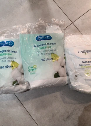 Lots de 3 sacs de carré de coton, marque: ALVITA, état: Neuf avec étiquette, 6,00 €, 7,00 € Protection acheteurs incluse