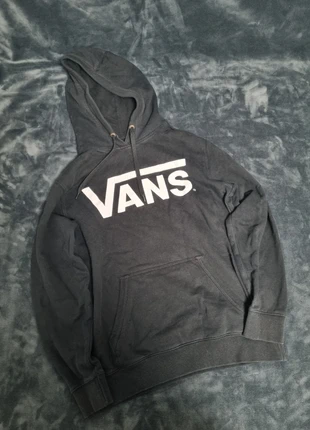 Classic Vans Logo Pullover Hoodie - Black, marca: Vans, estado: Muito bom, tamanho: XS, €6.50, €7.53 inclui Proteção do Comprador