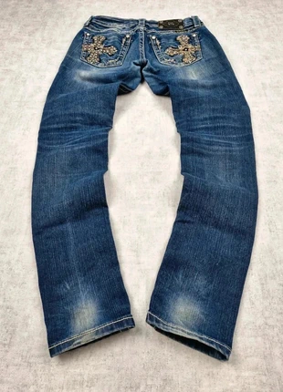 Jean Miss Me Signature Rise Skinny Taille 27 Bleu Marine Délavé, marque: Miss Me, état: Très bon état, taille: S / 36 / 8, 64,90 €, 68,85 € Protection acheteurs (Pro) incluse