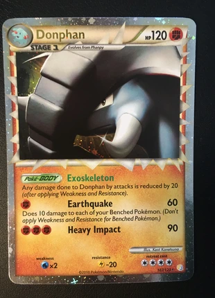 Pokémon Donphan Prime HeartGold SoulSilver, marke: Pokémon, zustand: Sehr gut, 18,00 €, 19,60 € inklusive Vinted-Käuferschutz