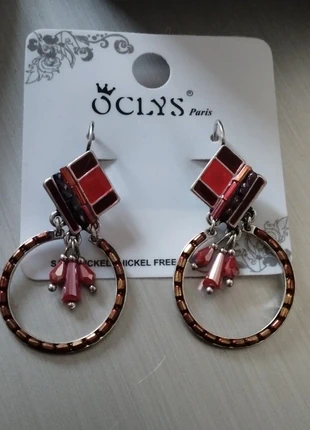 paire de boucles d'oreilles NEUVES, marque: Oclys Paris, état: Très bon état, 1,50 €, 2,28 € Protection acheteurs incluse