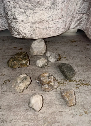 Bundle of 9 precious stones milky quartz, condition: Very good, £25.00, £26.95 includes Buyer Protection