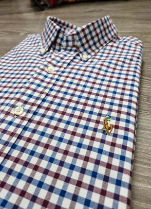 Chemise Ralph Lauren homme taille M à carreaux bleu et rouge logo Oxford en coton | x37, marque: Ralph Lauren, état: Neuf sans étiquette, taille: M, 45,00 €, 47,95 € Protection acheteurs (Pro) incluse