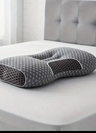 Storm Grey Memory foam neck pillow, brand: ERGONOMIC, condition: New with tags, £10.00, £11.10 includes Buyer Protection