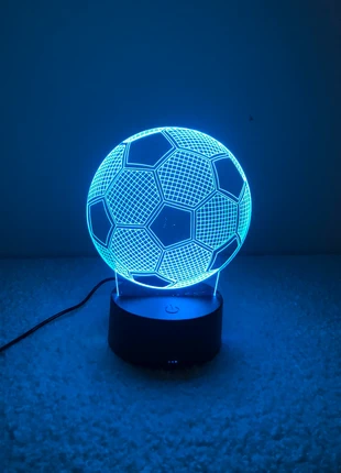 Magnifique lampe balle de foot 3D et tactile, condizioni: Nuovo senza cartellino, €15.50, €16.98 include la Protezione acquisti