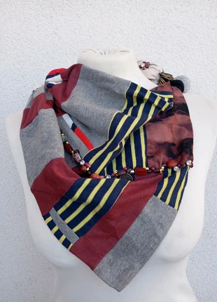 Foulard Millerighe, condizioni: Nuovo con cartellino, €10.00, €11.20 include la Protezione acquisti