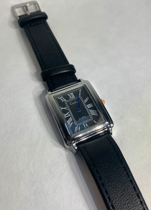 Montre noire & argent – Style tank - vintage, brand: Quartz, condition: New without tags, size: One size, €13.99, €15.39 includes Buyer Protection Pro