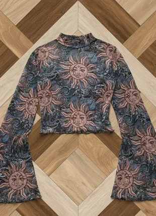 Top/Haut Manches Longues Motifs Femme Sexy Vintage Bohème Chic - Taille S, marque: Vintage Dressing, état: Très bon état, taille: S / 36 / 8, 34,99 €, 37,44 € Protection acheteurs incluse