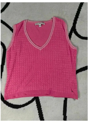 Pull sans manche Tommy Hilfiger Col V Taille XL rose Femme Women PULL393, merk: Tommy Hilfiger, staat: Heel goed, maat: XL / 42 / 14, € 14,99, € 16,44 inclusief Kopersbescherming Pro