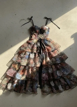 Robe fleurie corset / vintage / romantique / bohème / soirée / fairycore / tendance, marque: Roselyne Atelier, état: Très bon état, taille: M / 38 / 10, 79,90 €, 84,60 € Protection acheteurs incluse