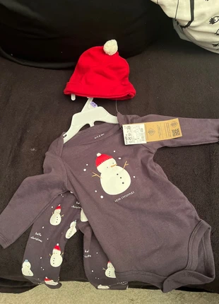 Ensemble pyjama Noël hiver kiabi 3 pièces 6 mois neuf mixte, brand: Kiabi, condition: New with tags, size: 6-9 months / 68 cm, €6.00, €7.00 includes Buyer Protection