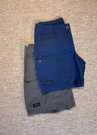 2 Shorts de randonnée Forclaz Unisexe, vert kaki et bleu marine | S très bon état, marque: Forclaz, état: Neuf sans étiquette, taille: S, 10,00 €, 11,20 € Protection acheteurs incluse