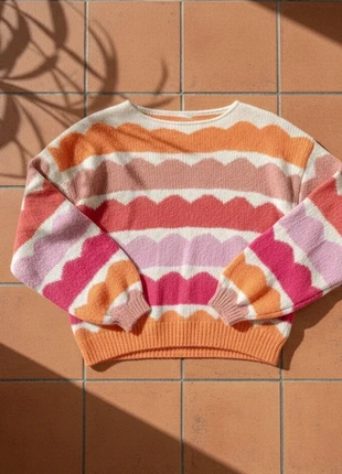 Pull multicolore cosy oversize – taille M – manches longues douces, brand: Auremi, condition: Very good, size: M / 38 / 10, €44.99, €47.94 includes Buyer Protection Pro