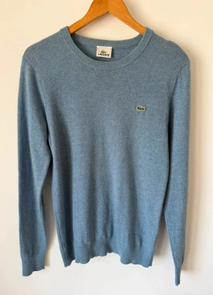 Lacoste Pull col rond bleu clair homme taille S en laine, brand: Lacoste, condition: Good, size: S, €26.00, €28.00 includes Buyer Protection Pro