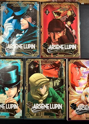 Lot mangas Arsène Lupin – Tomes 1 à 5, estado: Muito bom, €22.00, €23.80 inclui Proteção do Comprador Pro