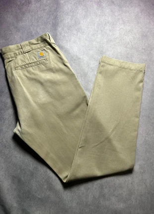Pantalon Carhartt beige W33 L34, marke: Carhartt, zustand: Sehr gut, größe: W33 | DE 48, 15,90 €, 17,40 € beinhaltet Vinted-Käuferschutz Pro