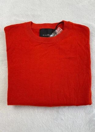 Pull homme fin laine col ras du cou orange John Richemond taille S, brand: John Richmond, condition: New with tags, size: S, €45.00, €47.95 includes Buyer Protection