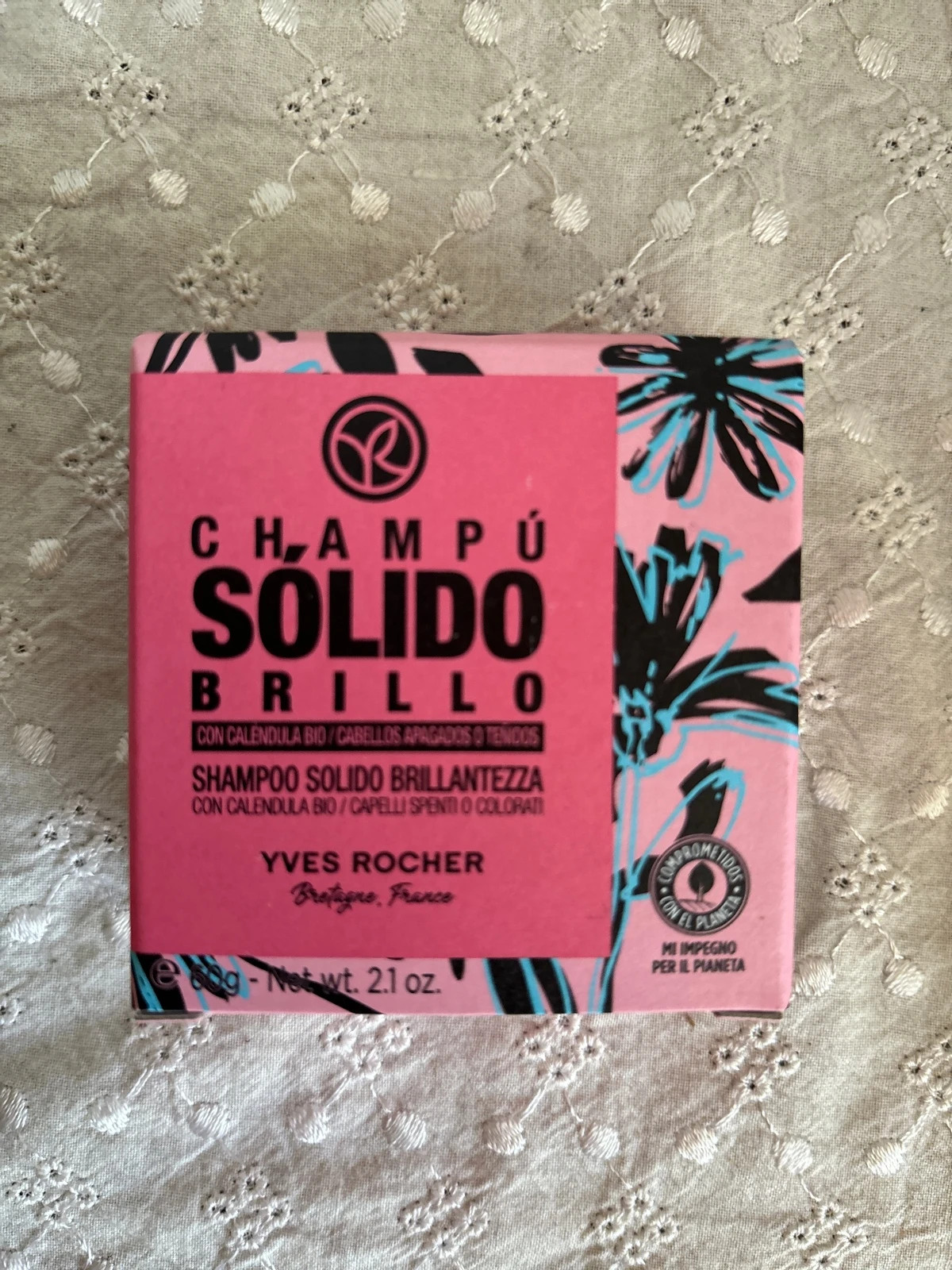 Shampoo Solido Brillantezza - Yves Rocher