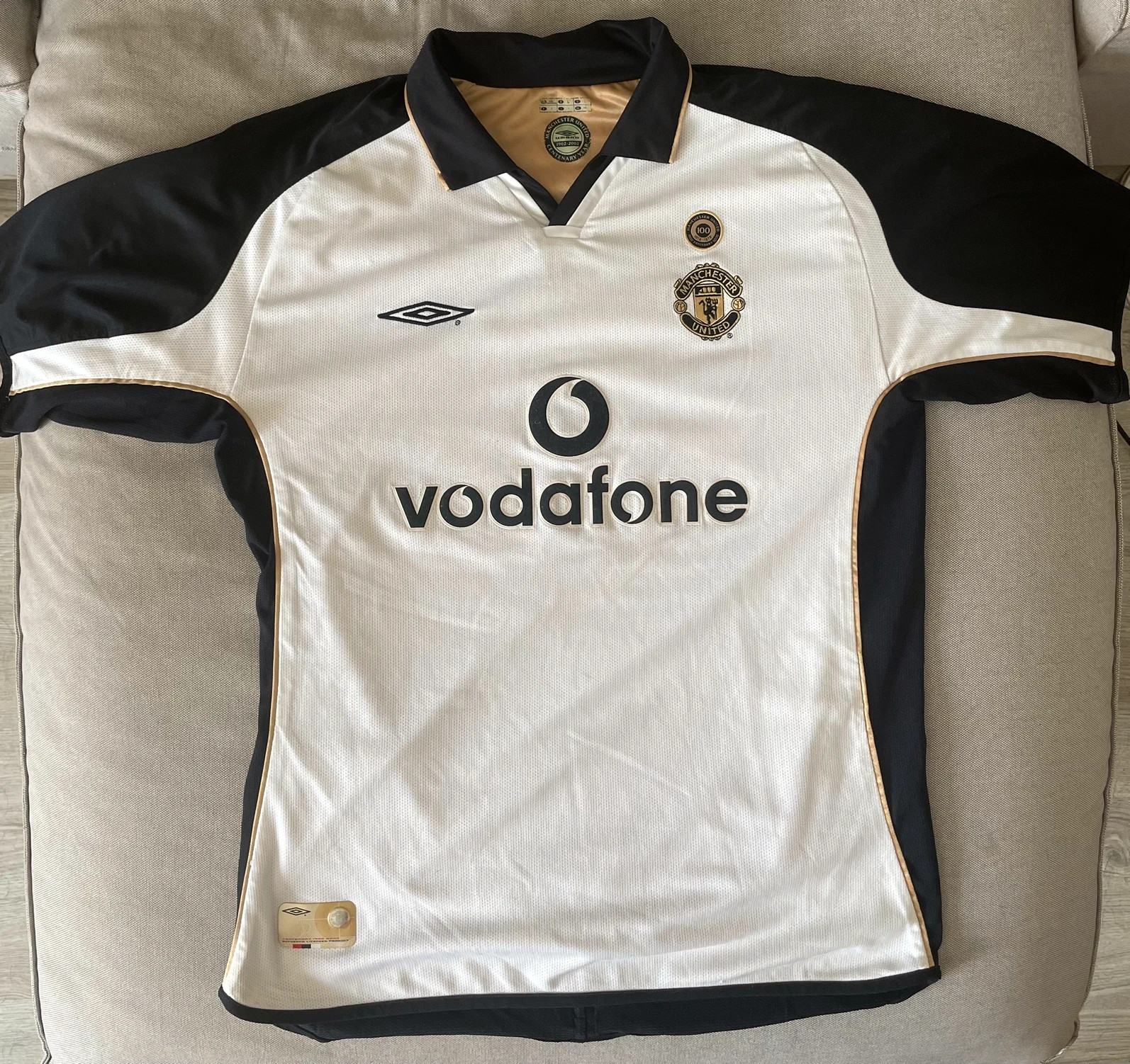 Manchester United 2002 reversible away third shirt RARE Centenary Edition Vinted