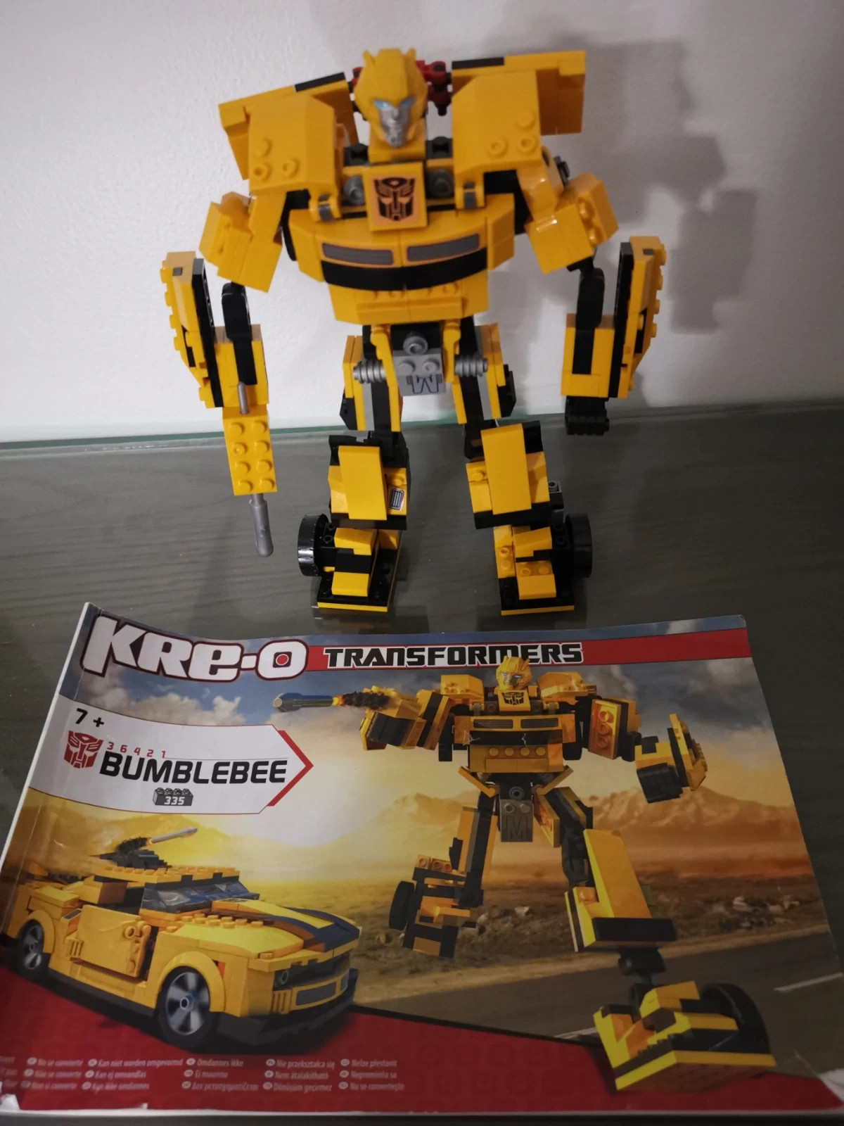  KRE-O Transformers Bumblebee Construction Set (36421) : Toys &  Games