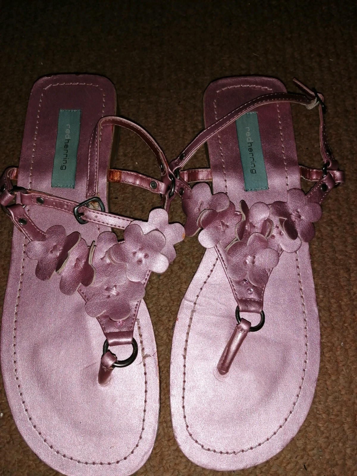 Red Herring pink sandals Vinted