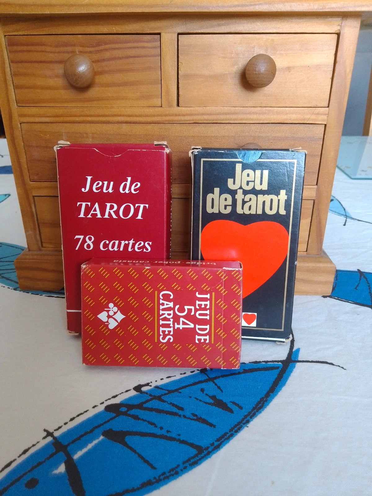 Boîte vide en Bois pour Jeu de Tarot. Made in France. Cartes & Cie