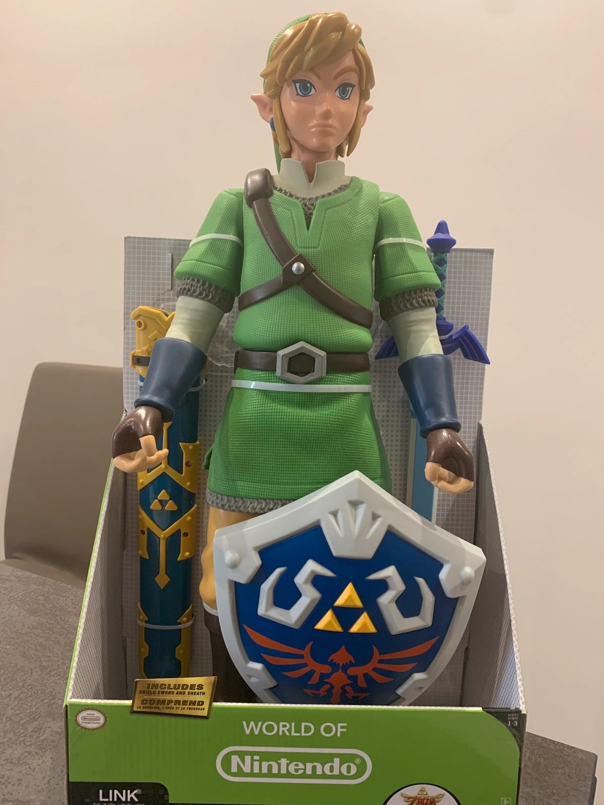 Figurine - Nintendo - Zelda - Link - Articulée 7 Points - 50 cm