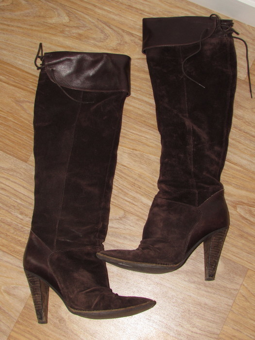 Bottes daim top san marina