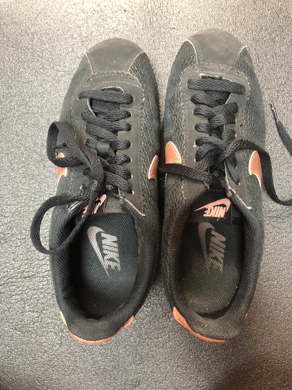 Cortez noir top rose gold