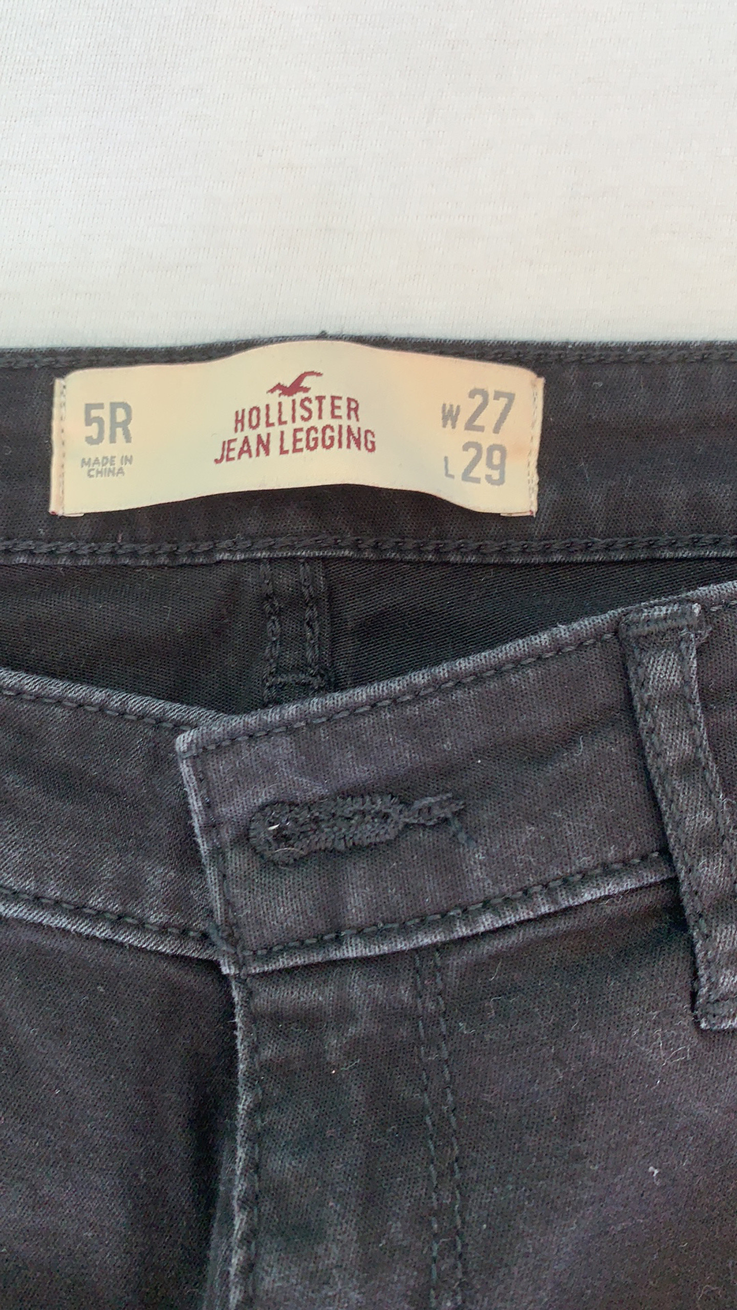Hollister Jeans Leggins schwarz Gr. 5R W27 L31