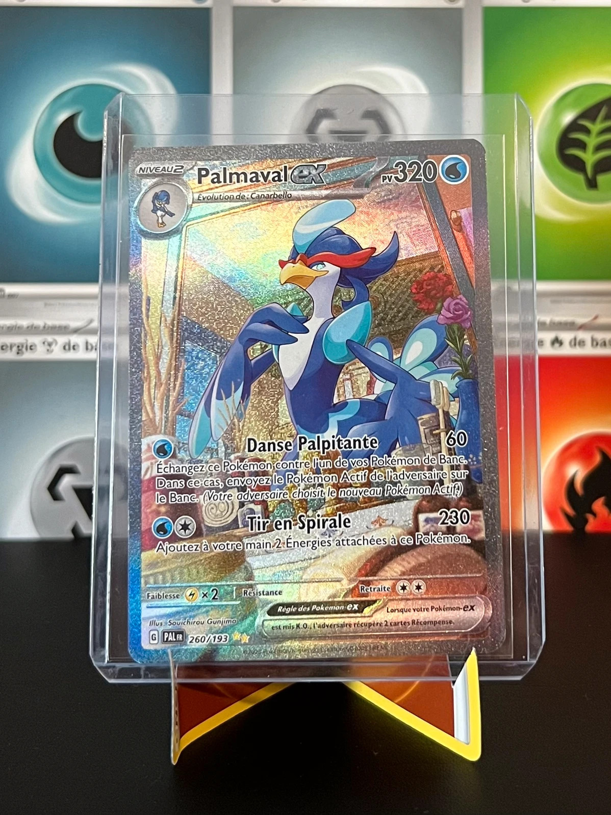 Palmaval-ex 260/193 Carte Pokémon™ Illustration spéciale rare Neuve VF