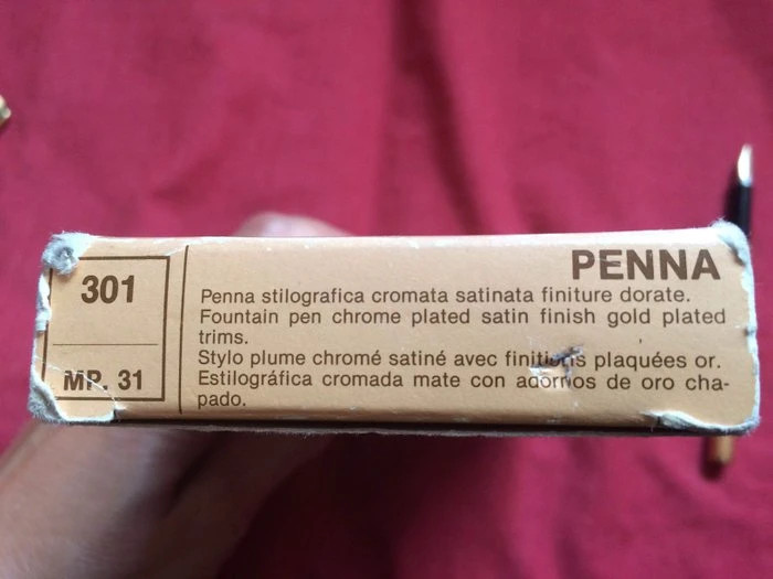 Penna Satinata Gold 