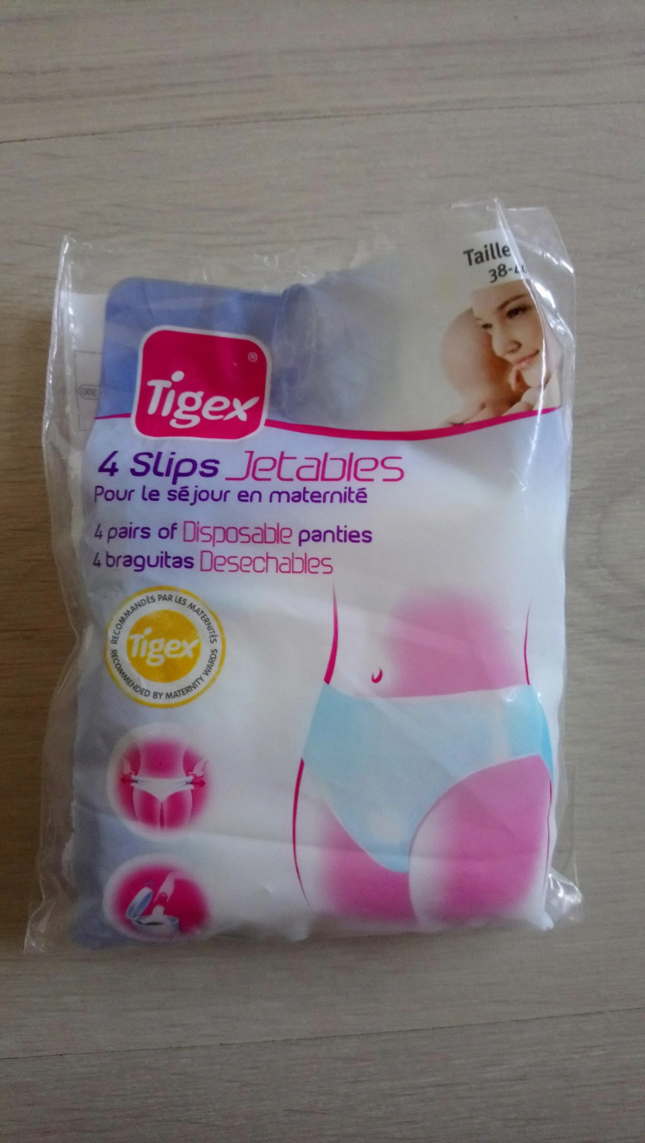 Slips jetables maternité - Tigex | Beebs