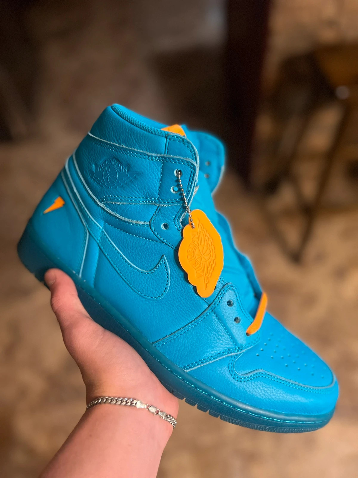 Jordan 1 High Gatorade Blue Lagoon Size 13M Vinted
