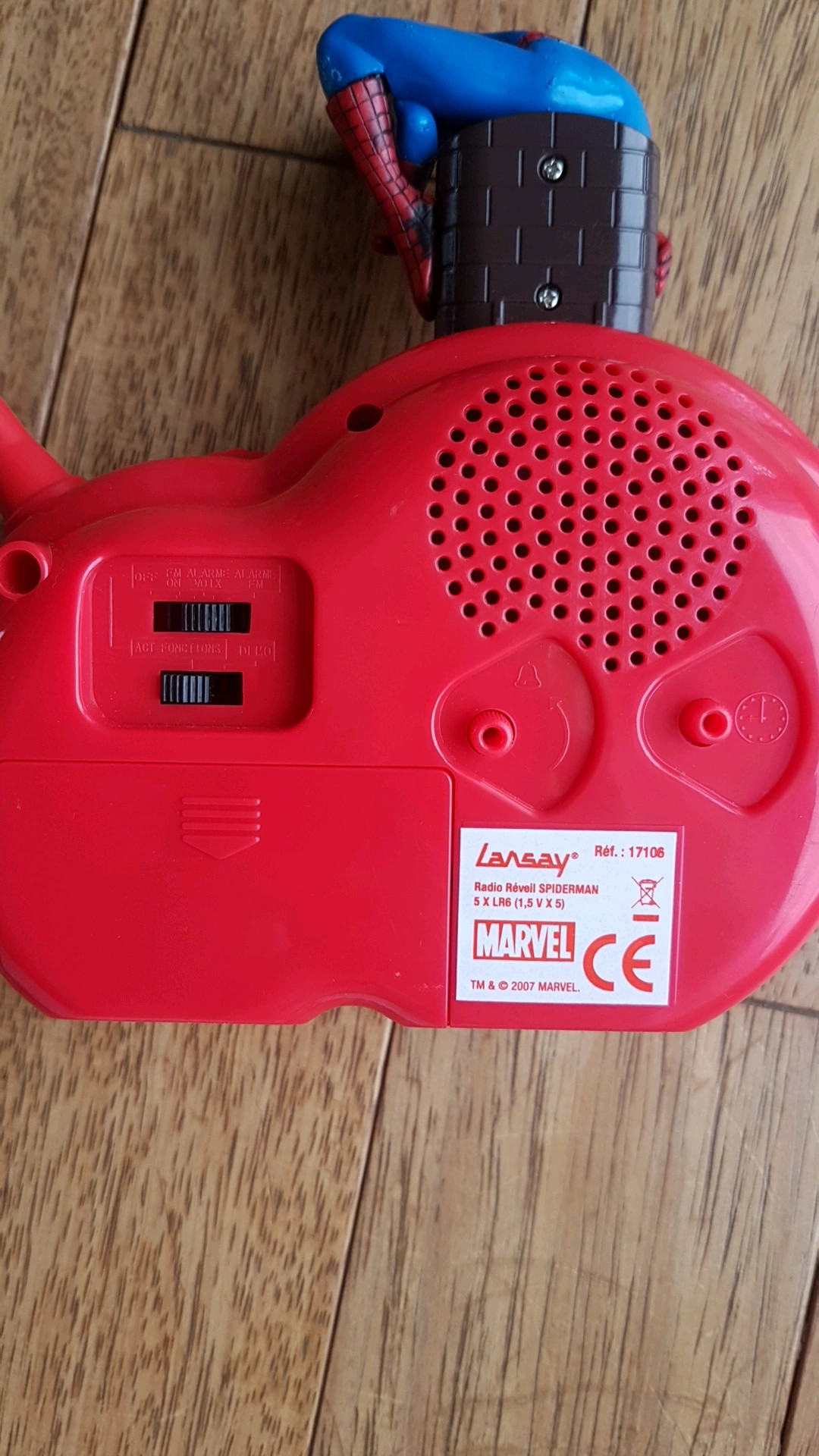 Lansay - Radio réveil spider-man