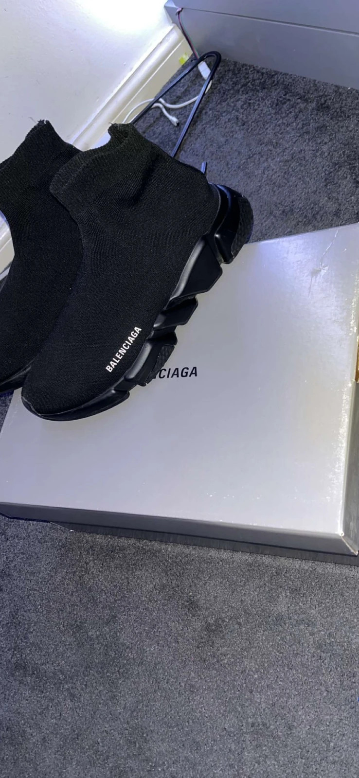 All black balenciaga's hot sale