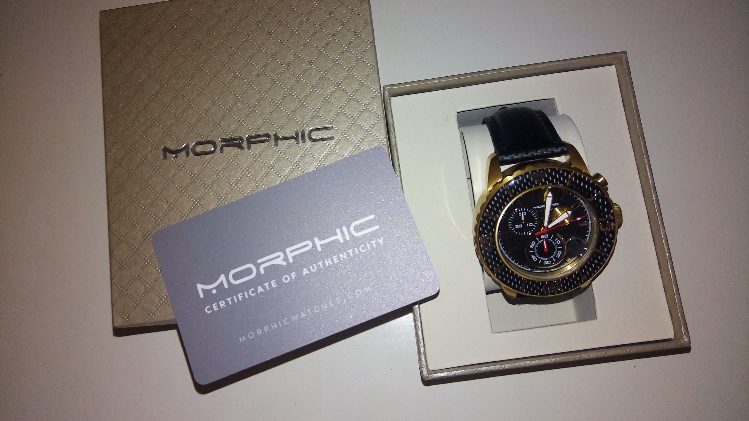 morphic montre chronographe m51 black gold gold Vinted